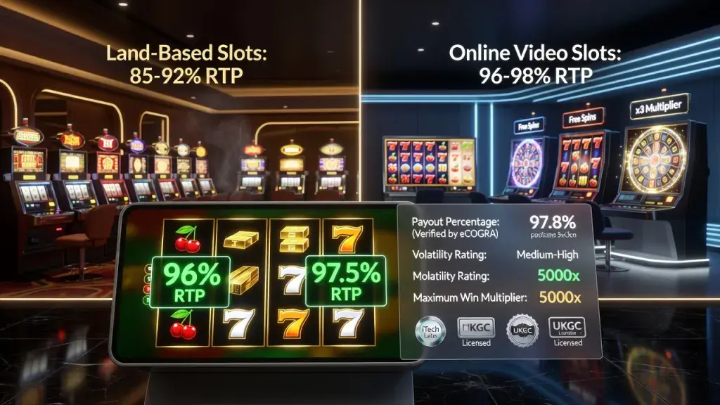 High RTP Slots at Real Money Casinos: Online Slots RTP, Payout Percentage, and the Best RTP Games